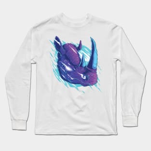 Neon Rhinoceros Long Sleeve T-Shirt